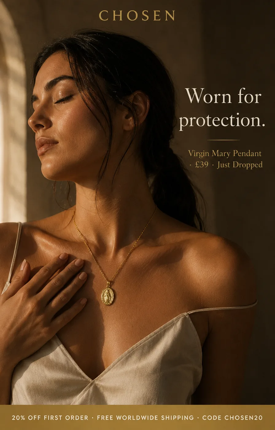 Virgin Mary Pendant — devotional portrait
